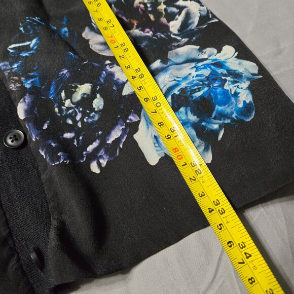 All Saints Sz 4 Womens Black Button Down Lucon Vest Dress - Picture 7 of 7